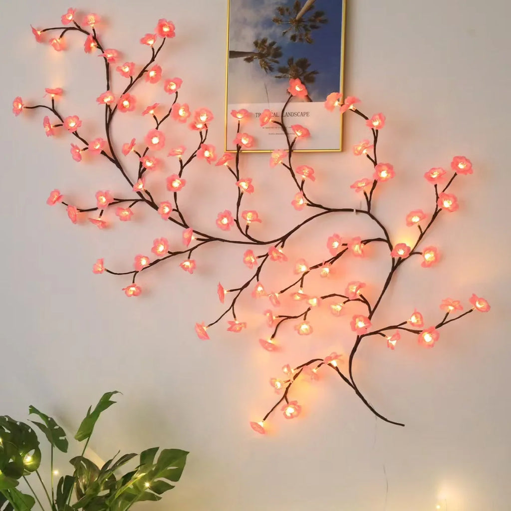 ✨ Cherry Blossom Fairy String Lights