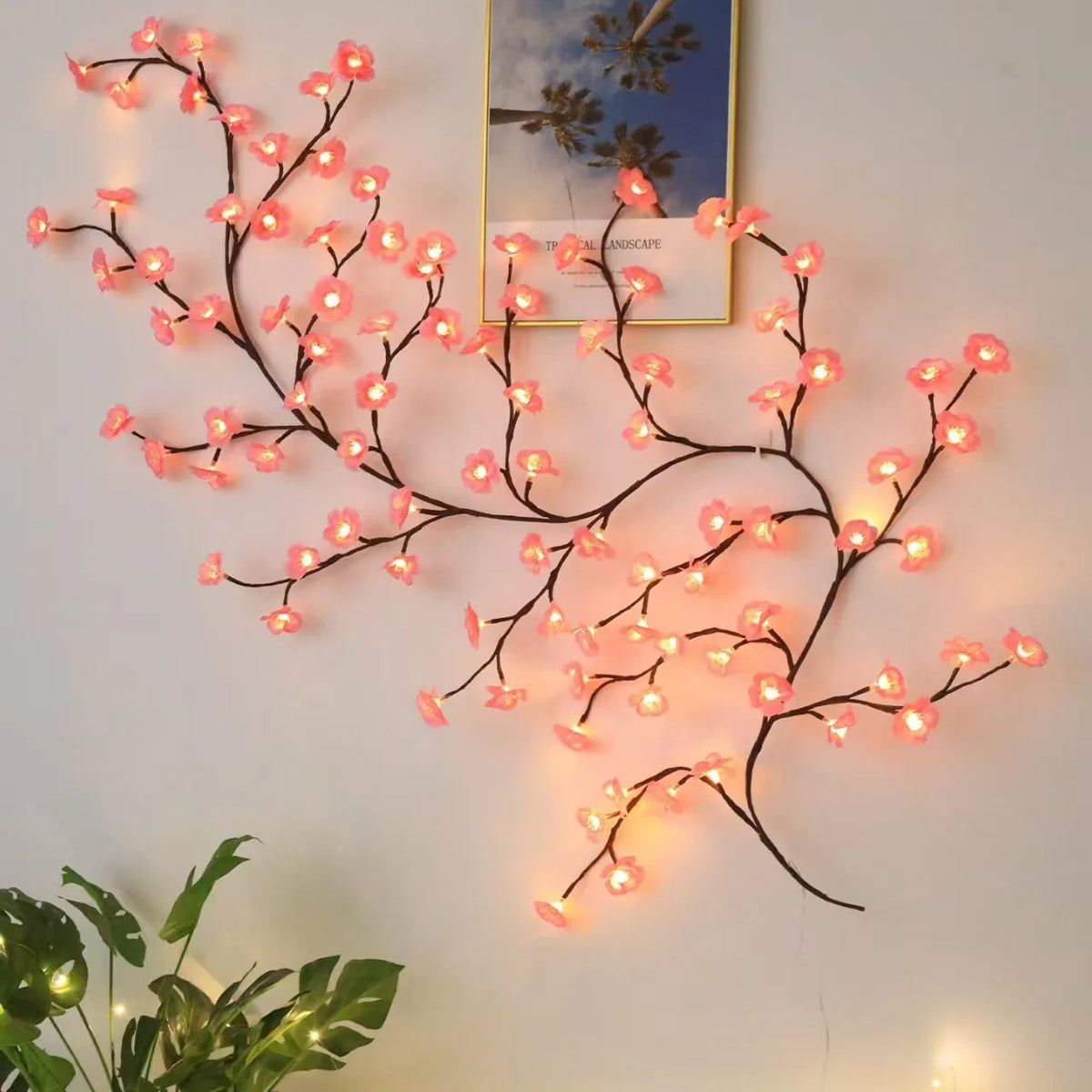 ✨ Cherry Blossom Fairy String Lights