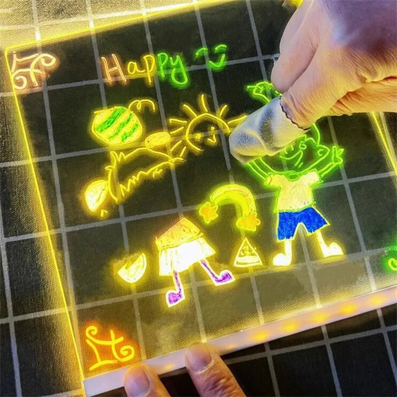 Glow & Draw Kids Lamp Board
