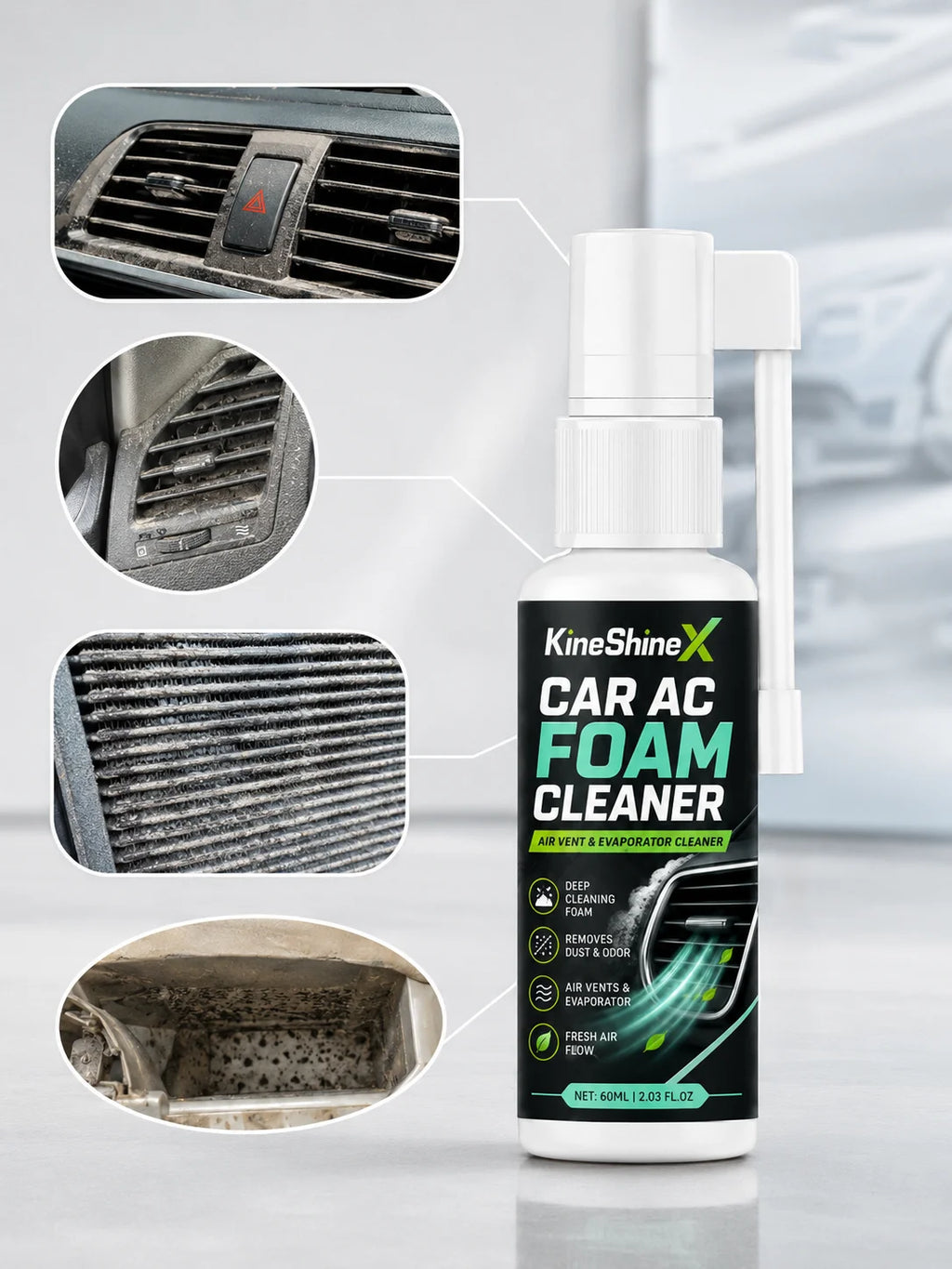 AirFresh AC Cleaner - Foam Spray