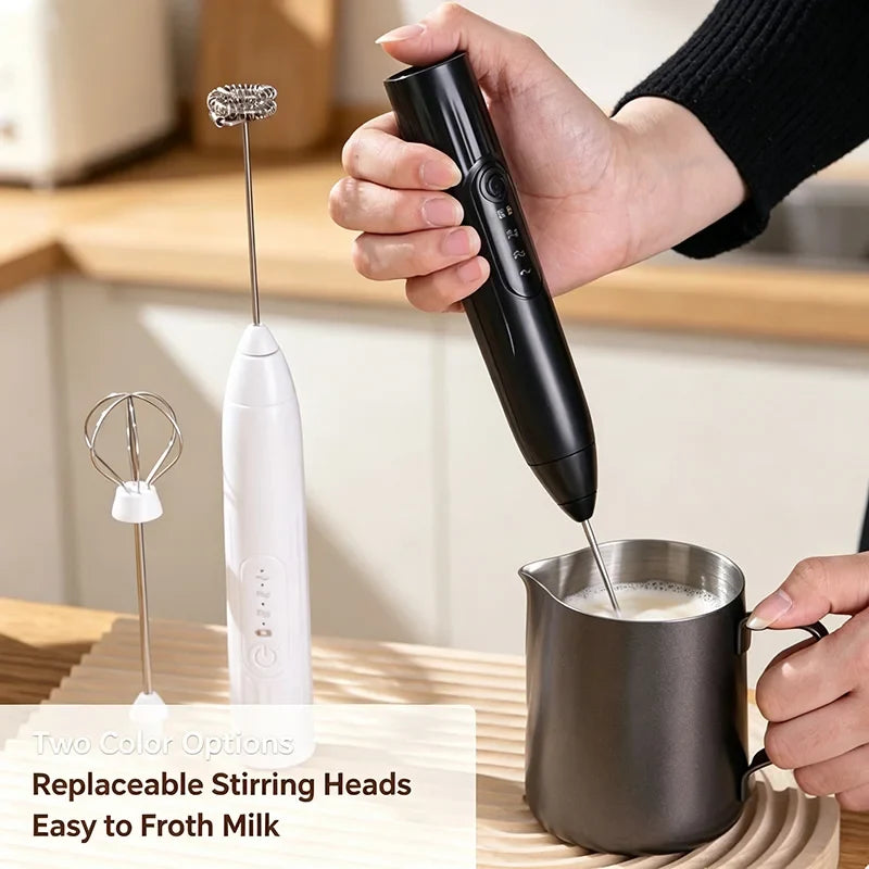Lenovo Electric Handheld Stainless Steel Whisk Mixer Portable Blender