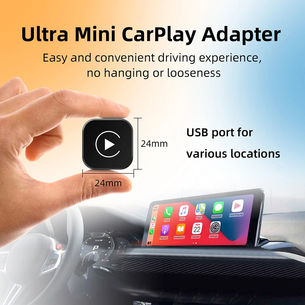 Wireless Android Auto And Carplay Box/Adapter Smart USB