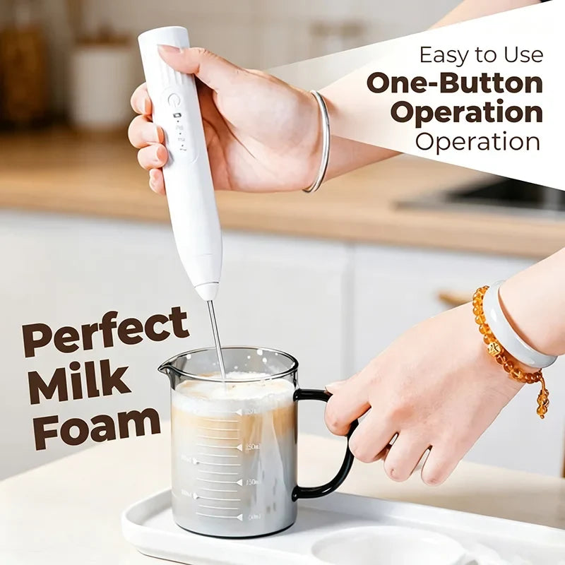 Lenovo Electric Handheld Stainless Steel Whisk Mixer Portable Blender
