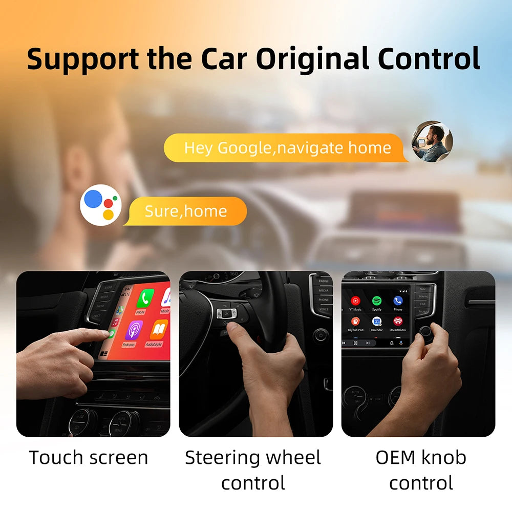 Wireless Android Auto And Carplay Box/Adapter Smart USB