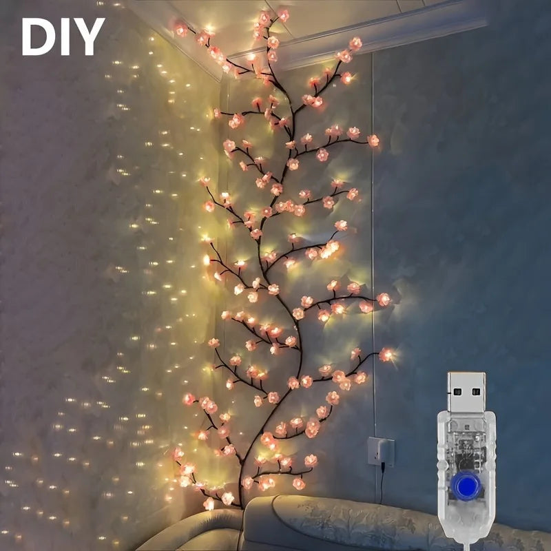 ✨ Cherry Blossom Fairy String Lights