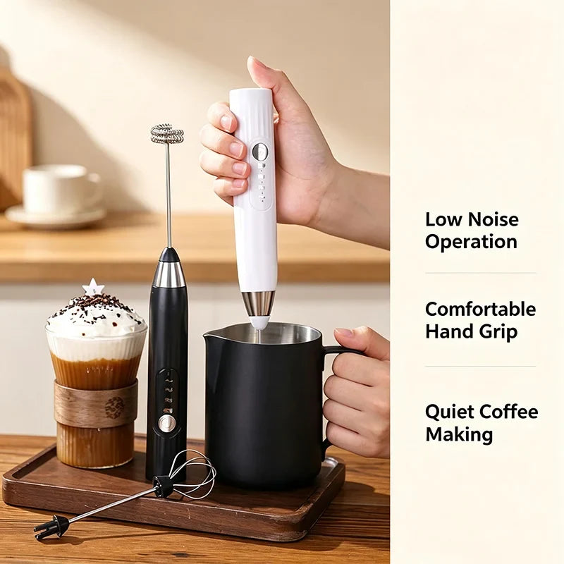 Lenovo Electric Handheld Stainless Steel Whisk Mixer Portable Blender