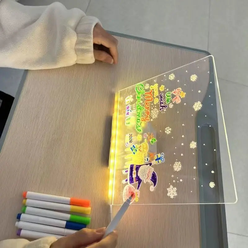 Glow & Draw Kids Lamp Board