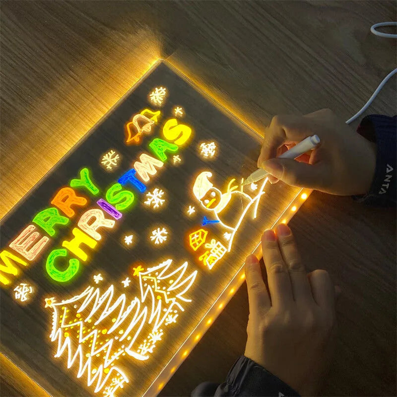 Glow & Draw Kids Lamp Board
