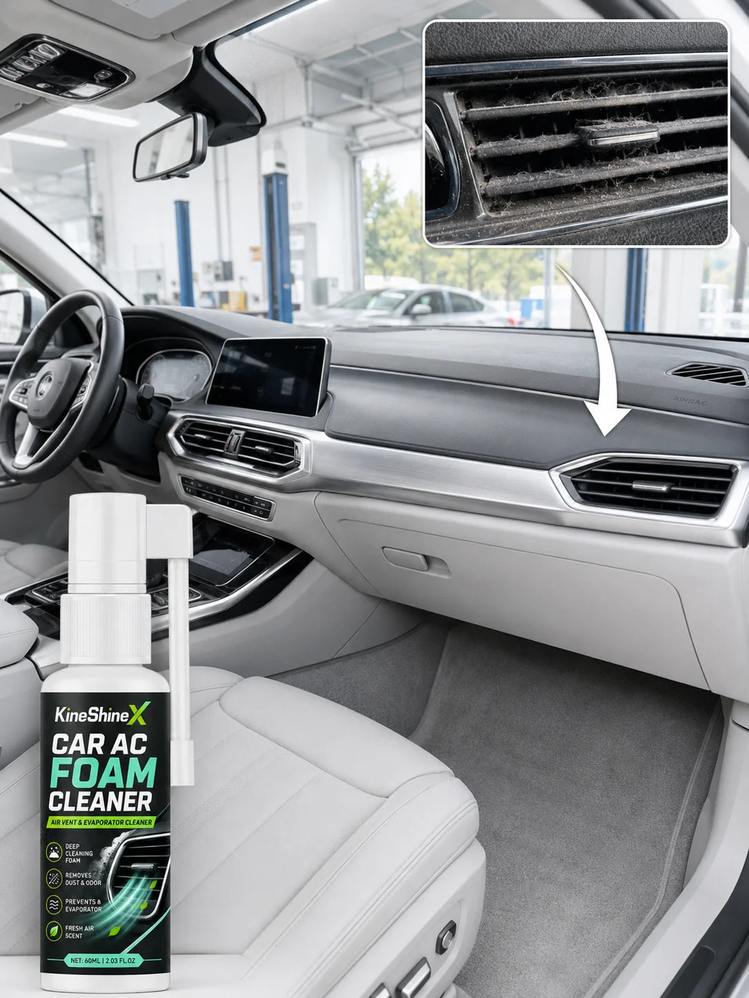 AirFresh AC Cleaner - Foam Spray