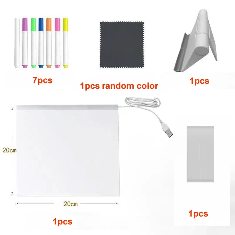 Glow & Draw Kids Lamp Board
