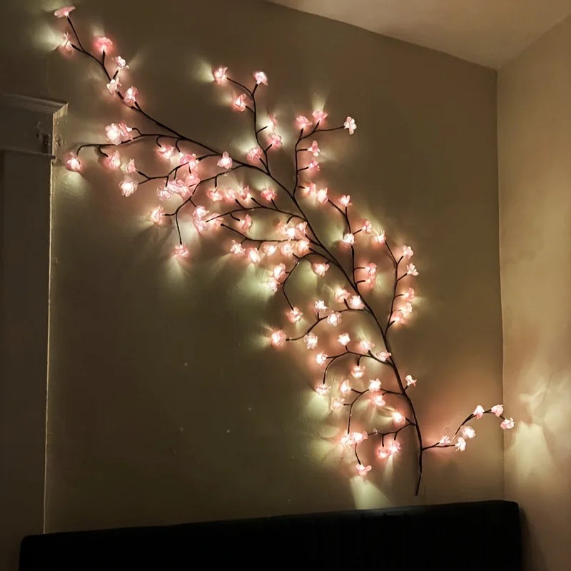 ✨ Cherry Blossom Fairy String Lights