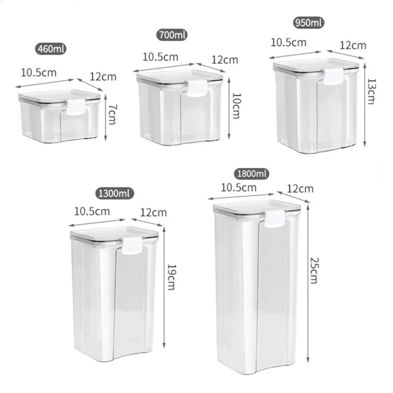Airtight Kitchen Storage Jars